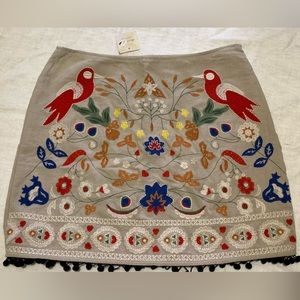Altar’d State Embroidered Skirt Size M medium